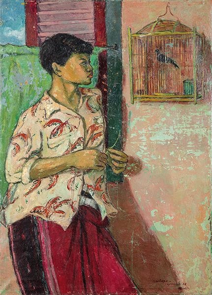 SOETOPO 
 Indonesia, 1931 
 
 Woman and Bird. 1958