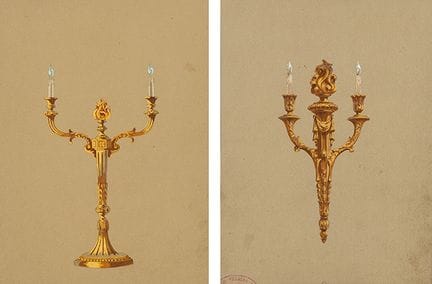 ANONYME 
 
 Dessin d'un sculpteur sur bois pour de