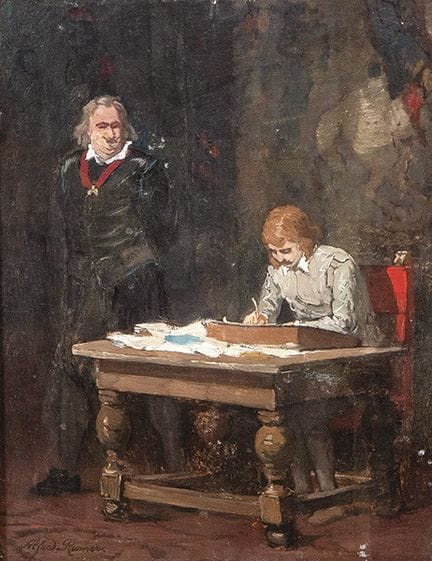 ALFRED RONNER 
 1852 - 1901 
 
 Cromwell et son se