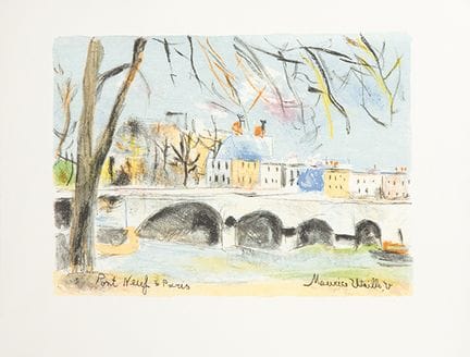 MAURICE UTRILLO 
 Paris 1883–1955 
 
 Le Pont Neuf