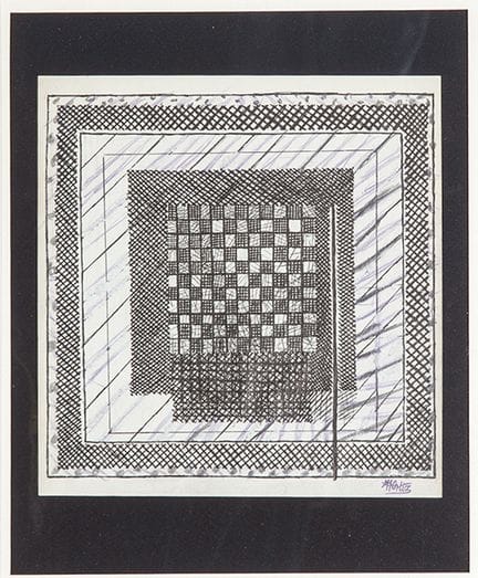 曼努埃尔·安赫莱斯·奥尔蒂斯 
 哈恩 1885—巴黎 1984 
 
 《棋盘》。约1972年 
