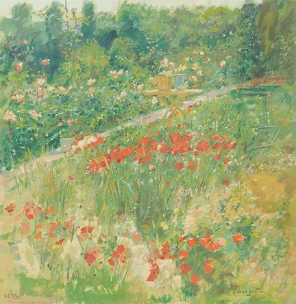 JULIAN GRAU SANTOS 
 Huesca 1937 
 
 Garden 
 Seri