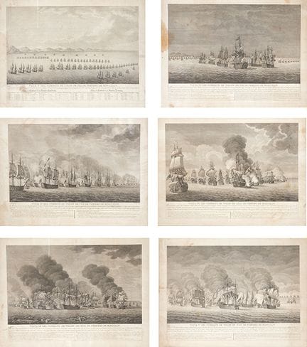 FERNANDO SELMA 
 1752-1810 
 
 Série de six vues d