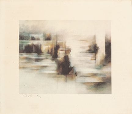 费尔南多·索贝尔 
 马尼拉 1924—罗马 1984 
 
 《胡卡尔河 XII》. 1971 
