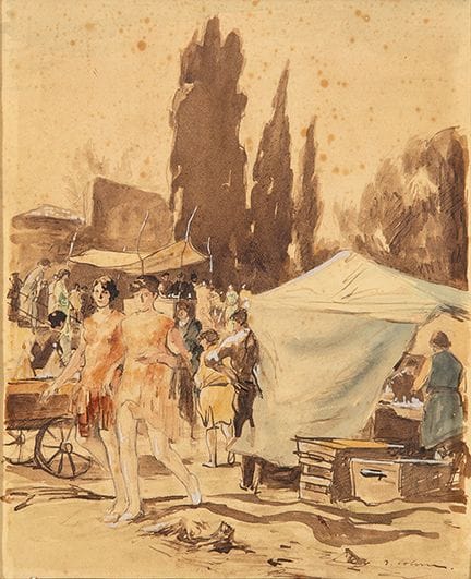 JOAN COLOM 
 Barcelona 1921–2017 
 
 The Market 
 