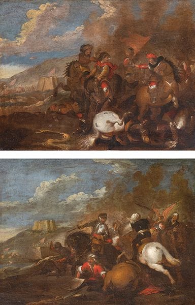 ÉLÈVE DE JACQUES COURTOIS, « LE BOURGIGNON », XVII