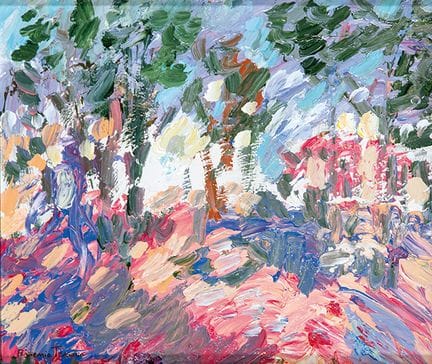 ARSENIA TENÓRIO 
 Toledo, 1952 
 
 Landscape 
 Oil
