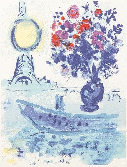 MARC CHAGALL 
 Belarus 1887–France 1985 
 
 Bateau