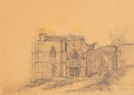 赫纳罗·佩雷斯·维拉阿米尔 
 费罗尔，拉科鲁尼亚 1807年 — 马德里 1854年 
 
 废墟