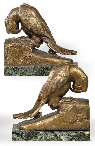 Georges van de Voorde (Belgium 1878-1964) 
 Pair o