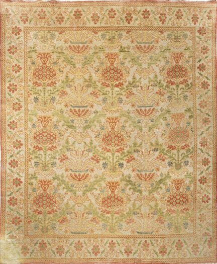 Spanish wool rug, Cuenca type, from the Guilds Fou