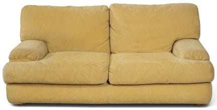 Two-seater sofa by Roche Bobois, with a linear des