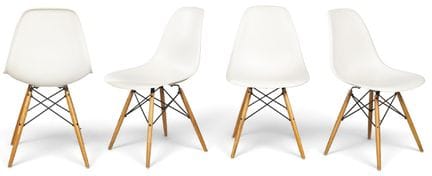 Charles & Ray Eames for Vitra, 1950 
 Set of 4 Pla