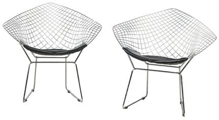 Harry Bertoia (1915-1978), possibly Knoll 
 Pair o