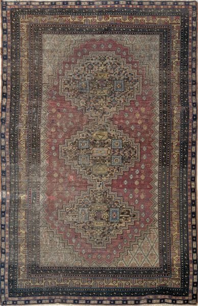 Persian wool rug, Shiraz or Qasqai type (Southern 