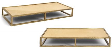 Wilmer Fontanella 
 Pair of single bed frames with