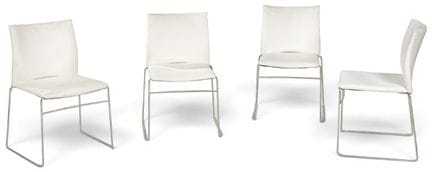 Set of four Herman Miller Xpresso chairs, armless,
