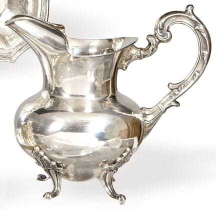 Peruvian silver pitcher by Camusso Peruvian Indust