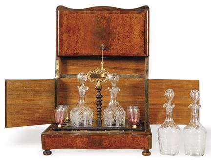 Decanter “Napoleone III” in radice di tuia. Franci