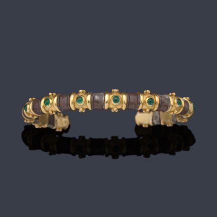 ALVARO &amp; CORRENTI 
 Massives Armband aus 18-ka