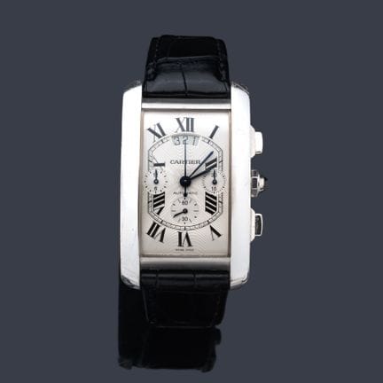 CARTIER Tank Americano Chronograph, Ref. 2894, für