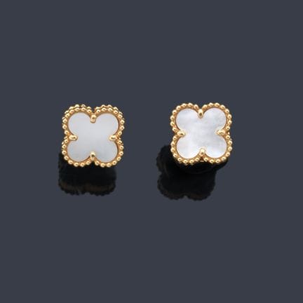 VAN CLEEF &amp; ARPELS 
 Kurze Ohrringe aus der „A