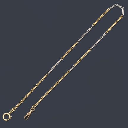 Leontina in 18K Weiß- und Gelbgold.