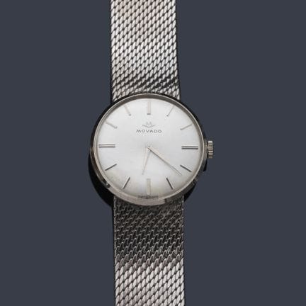 MOVADO-Damenuhr mit Gehäuse und Armband aus 18 Kar