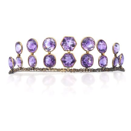 HUGO STRÖMDAHL, Stockholm 
 Tiara mit einem doppel