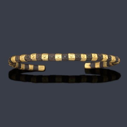 ALVARO &amp; CORRENTI 
 Massives Armband aus 18-ka