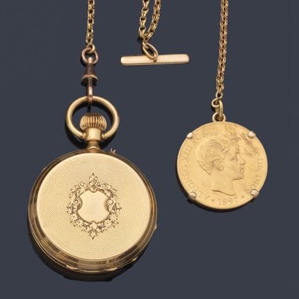 GA HUGUENIN &amp; FILS Nr. 89301, Savonette-Uhr mi