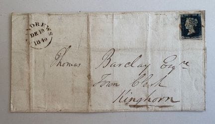 REINO UNIDO
GB 1840 / 1850 4 cartas franqueadas co