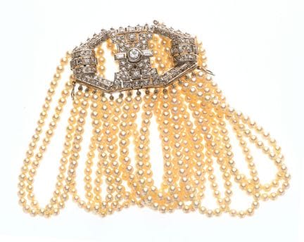 Mr. GÉRARD
Cultured Pearl and Diamond Bracelet
A s