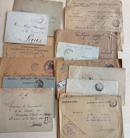 KOLONIEN
Ein Satz Briefe aus den französischen Kol