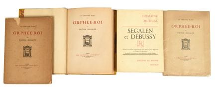 SEGALEN (VICTOR)
Orfeo-rey. Edición decorada con c