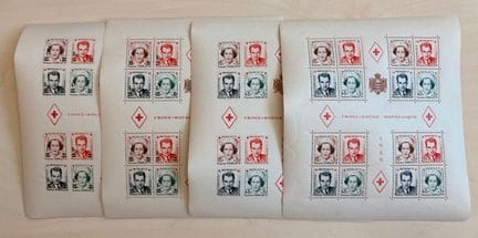 MONACO
Monaco - 4 blocchi** 1949 e 1951 - Valore d