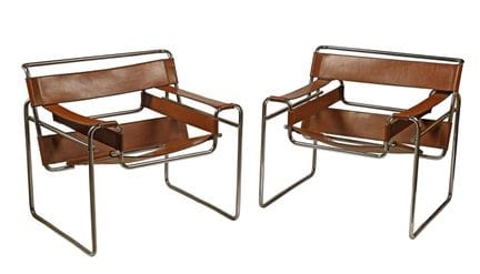 SILLONES WASSILY
Juego de dos sillones, modelo B3 