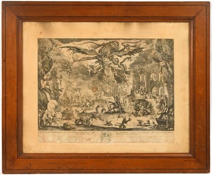 JACQUES CALLOT (1592-1635)
La Tentation de saint A