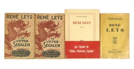 SEGALEN (VICTOR)
René Leÿs. París, Éditions G. Crè