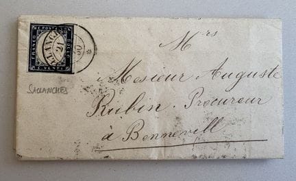 ITALIA
Italia - Correo de Cerdeña, ducado de Saboy