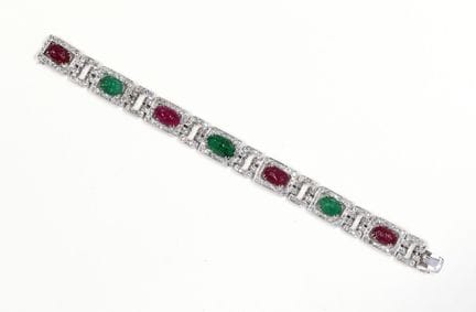 CHAUMET
Preciosa pulsera «cinta» de estilo Art Déc