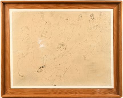 朱尔斯·帕斯辛（维丁 1885 — 巴黎 1930）
1、2、3、4……10位女性，1928年
墨水
