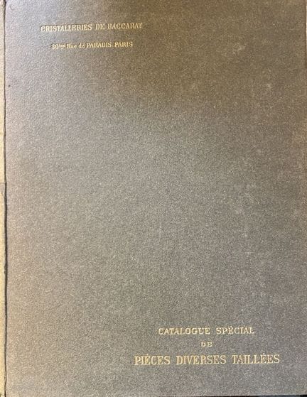 Catalogo speciale di vari pezzi intagliati della C