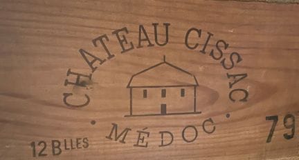 [WEINE]
12 Flaschen Château Cissac (Médoc) 1979
Ho