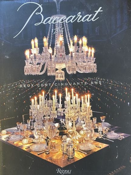 Beau-livre Baccarat, 1764 : deux cent cinquante an