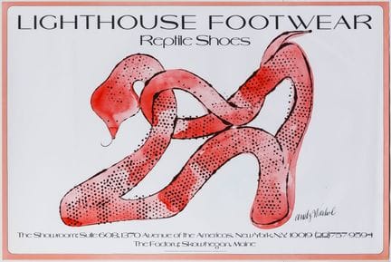 Andy Warhol (1928–1987) - Lighthouse Footwear. 197