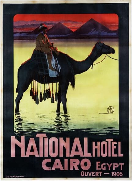Mario Borgoni (1869–1936) – National Hotel, Cairo.