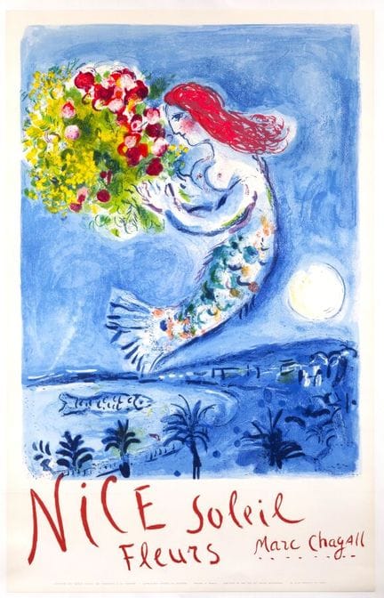 Marc Chagall (1887–1985) - Nice, Sun, Flowers. The