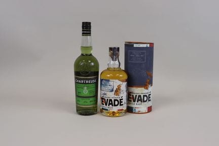 Set mit 2 Flaschen: 1 Single-Malt-Whisky „Evadé“ u