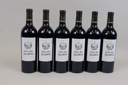 Los 6 Flaschen „Clos des Jacobins“ Grand Cru St. É